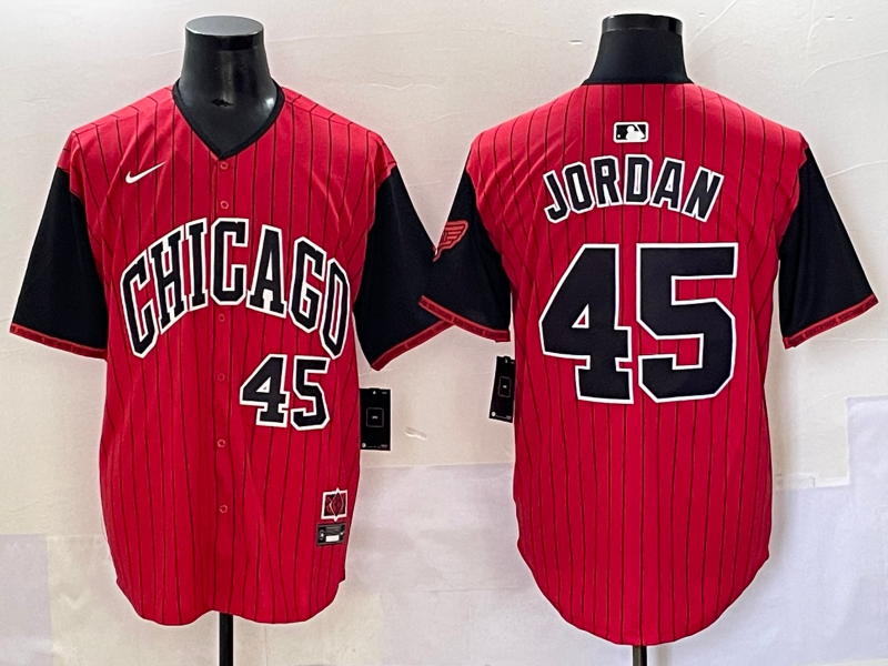 Men Chicago White Sox #45 Jordan red Nike MLB 2026 jersey 0654009